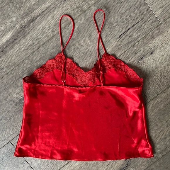 Red Vintage Camisole - Picture 2 of 4